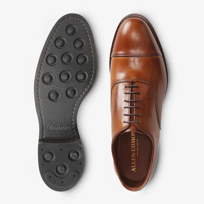 Park Avenue Cap-toe Oxford Dress Shoe with Dainite Sole - Walnut Brown Leather