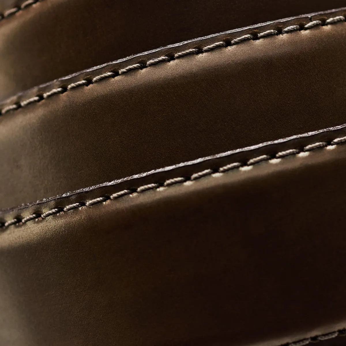 Cordovan Avenue II Dress Belt - Brown Cordovan Leather