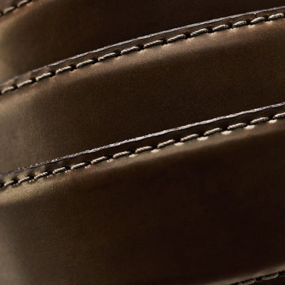 Cordovan Avenue II Dress Belt - Brown Cordovan Leather