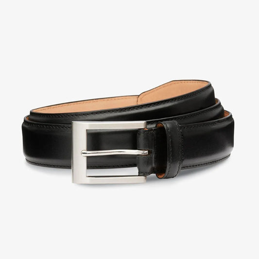 Main Street Dress Belt - Black Leather