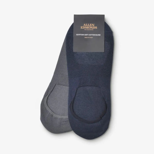 No-show Socks 2 Pair Pack - Navy/Grey
