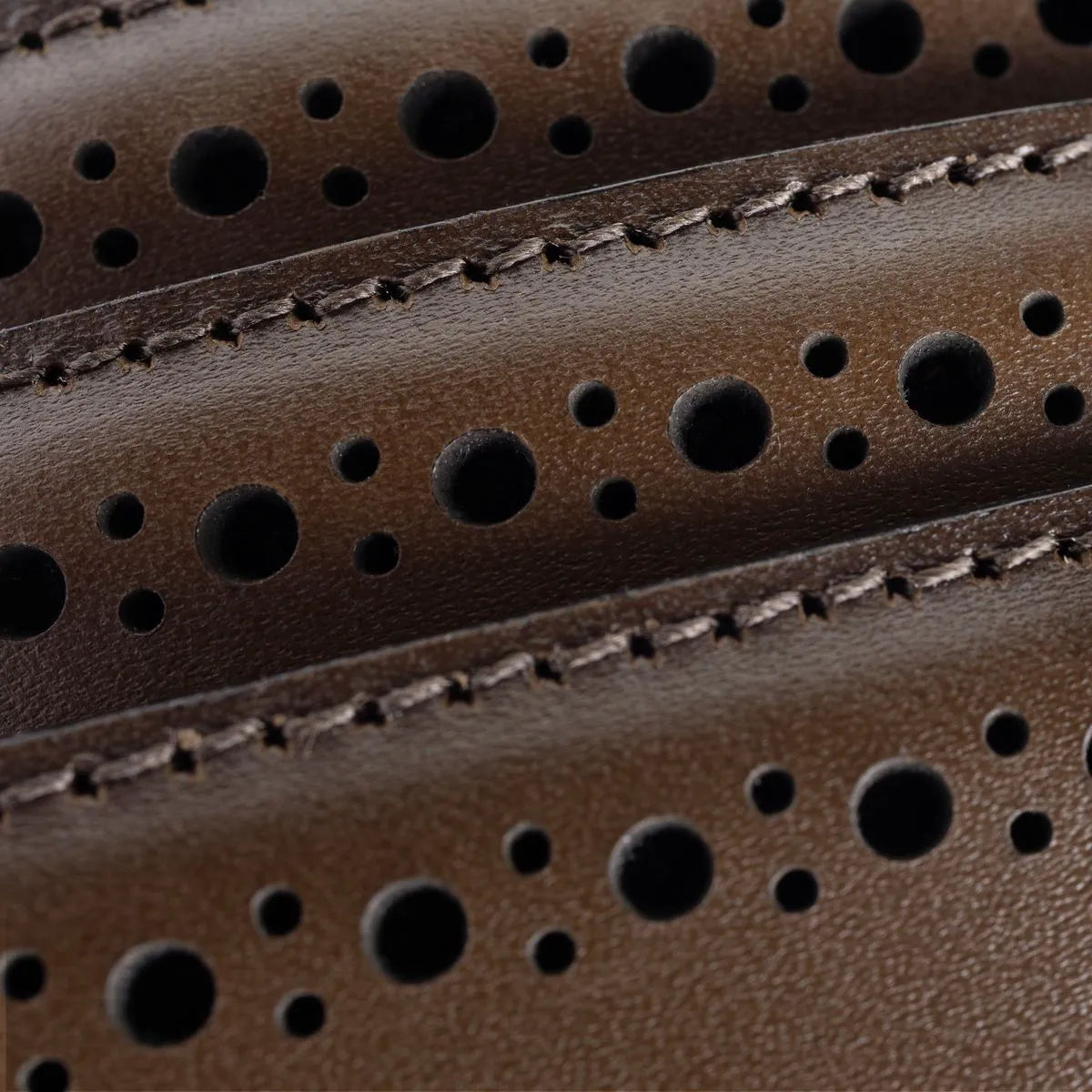 Manistee Dress Belt - Coffee Brown Leather