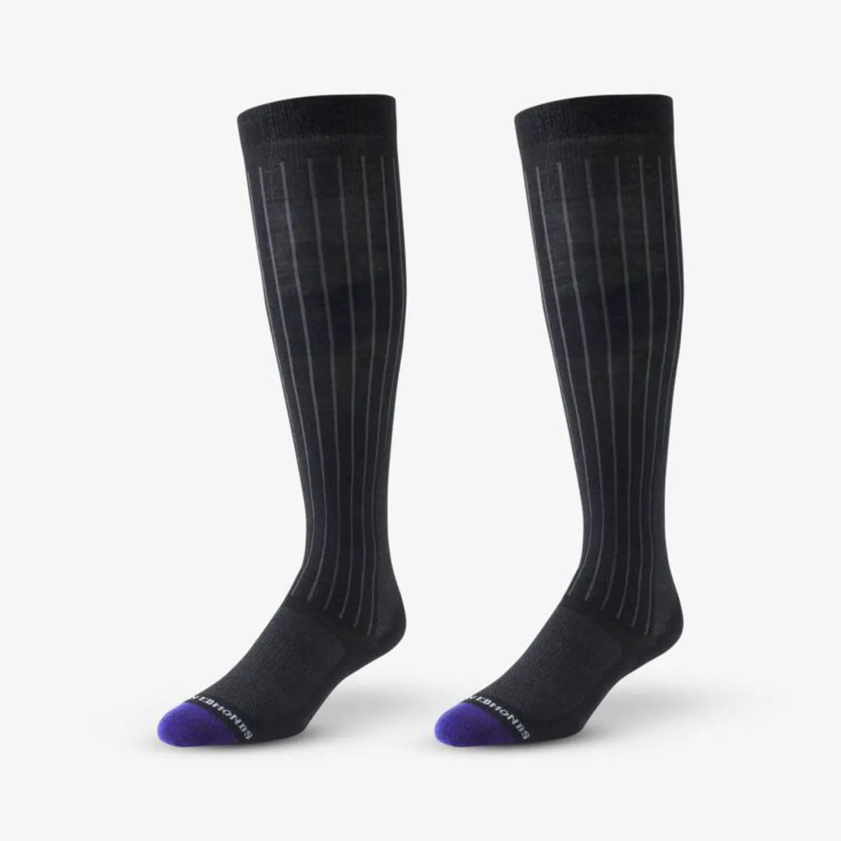 Over-the-calf Merino Cool Dress Socks - Black
