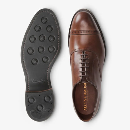Factory Second Fifth Avenue Oxford with Dainite Rubber Sole - Coffee Brown