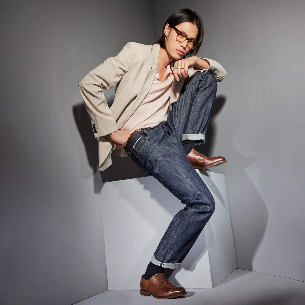 Factory Second Park Avenue Cap-Toe Oxford - Coffee Brown