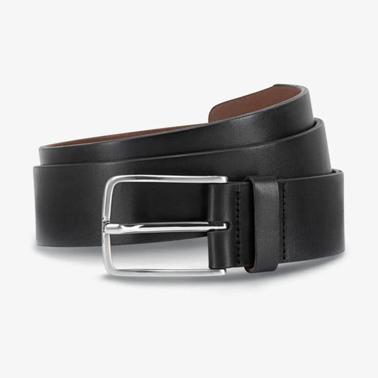 Broadway Avenue Dress Casual Belt - Black Leather