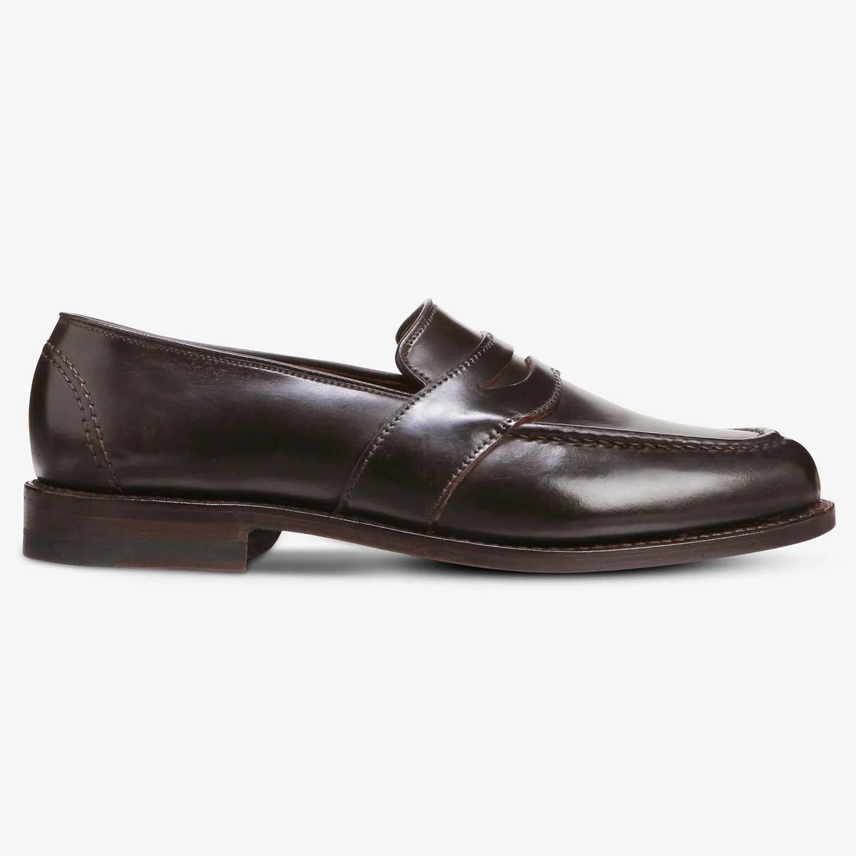 Randolph Shell Cordovan Penny Loafer - Brown Cordovan Leather