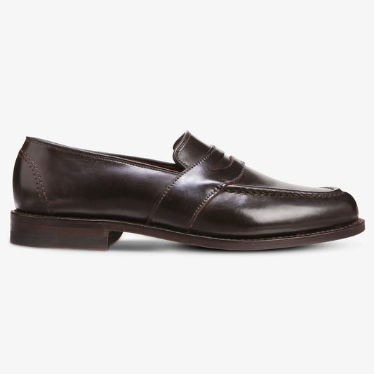Randolph Shell Cordovan Penny Loafer - Brown Cordovan Leather