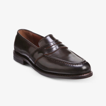 Randolph Shell Cordovan Penny Loafer - Brown Cordovan Leather