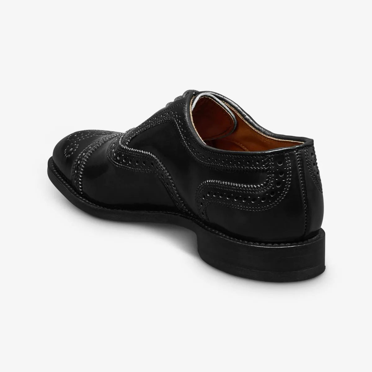 Strand Shell Cordovan Cap-toe Oxford Dress Shoe - Black Cordovan Leather