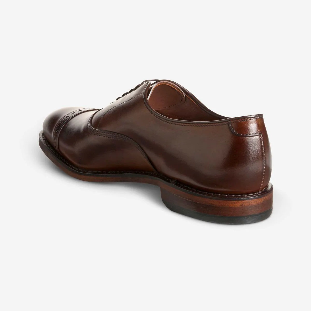 Fifth Avenue Cap-toe Oxford Dress Shoe - Mahogany Leather