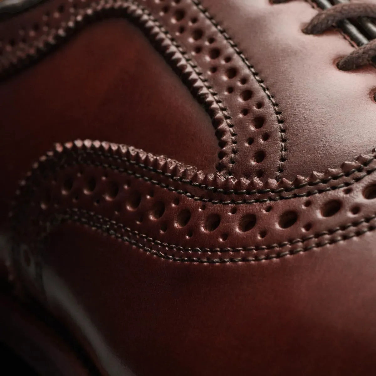 Strand Shell Cordovan Cap-toe Oxford Dress Shoe - Chili Cordovan Leather