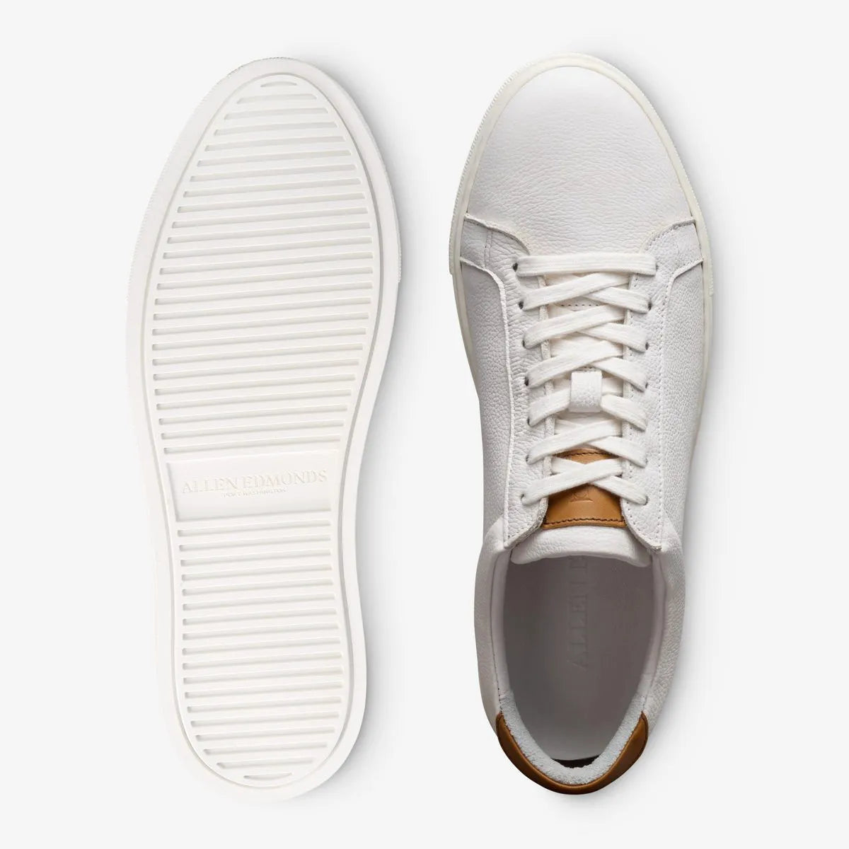 Courtside Lace-up Sneaker - White Leather