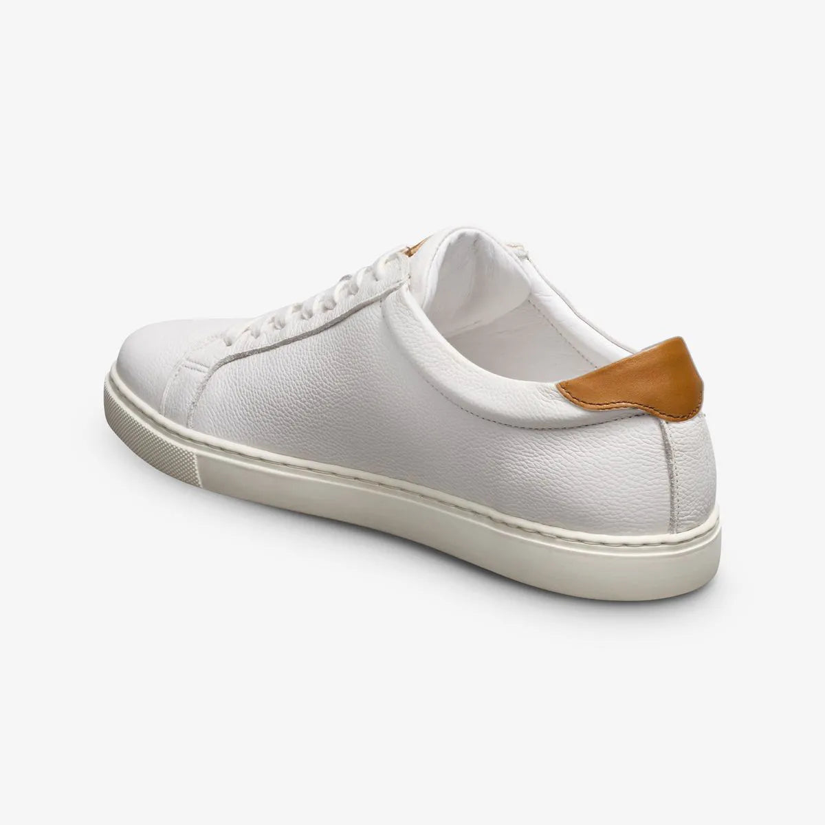 Courtside Lace-up Sneaker - White Leather
