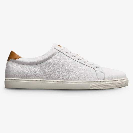 Courtside Lace-up Sneaker - White Leather