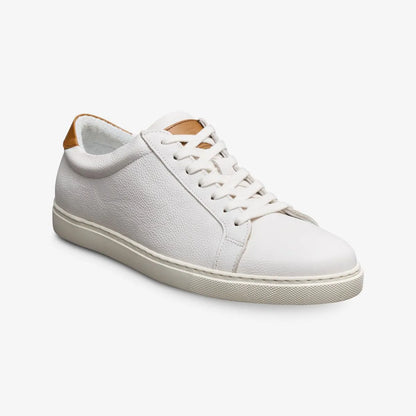 Courtside Lace-up Sneaker - White Leather