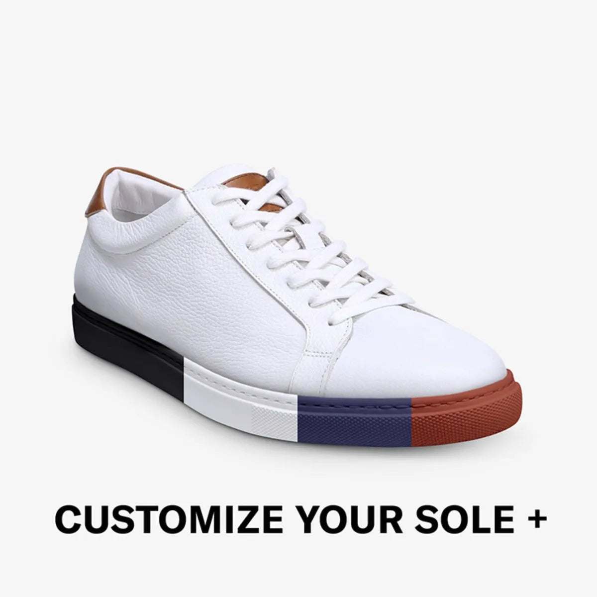 Courtside Lace-up Sneaker - White Leather