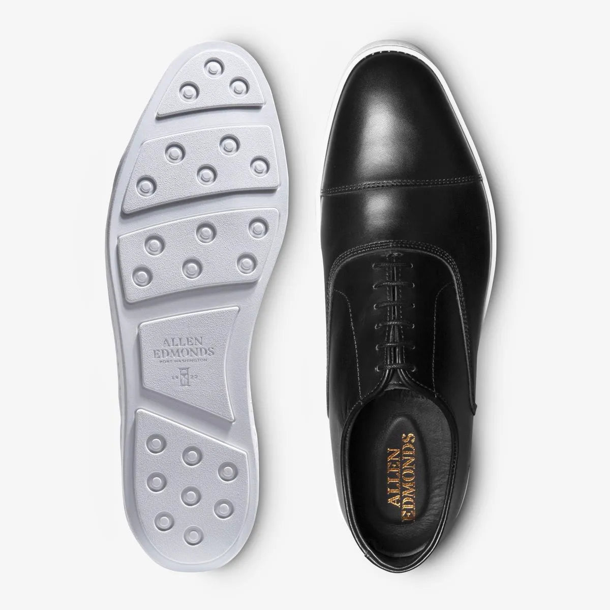 Park Avenue Cap-toe Oxford Dress Sneaker - Black Leather