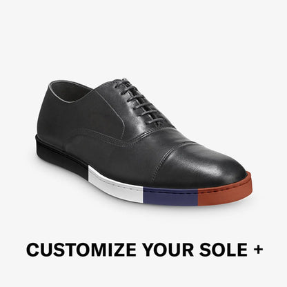 Park Avenue Cap-toe Oxford Dress Sneaker - Black Leather