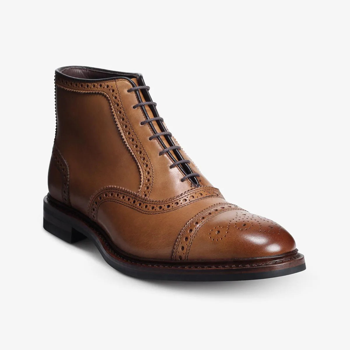 Hamilton Weather-ready Oxford Dress Boot - Walnut Brown Leather