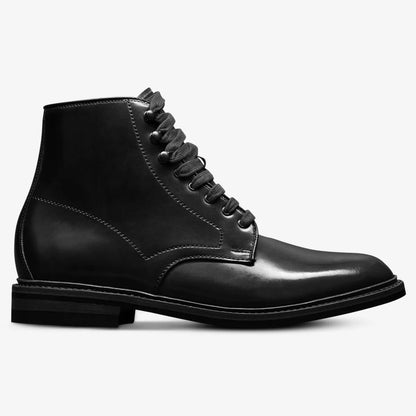 Higgins Mill Shell Cordovan Leather Boot - Black Cordovan Leather
