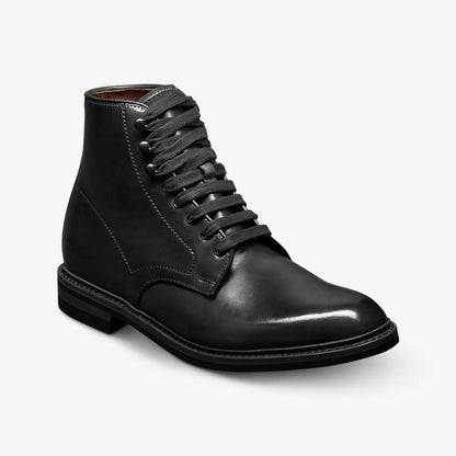 Higgins Mill Shell Cordovan Leather Boot - Black Cordovan Leather
