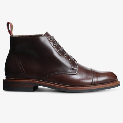 Patton Weather-ready Cap-toe Boot with Dainite Rubber Sole - Brown Chromexcel Leather