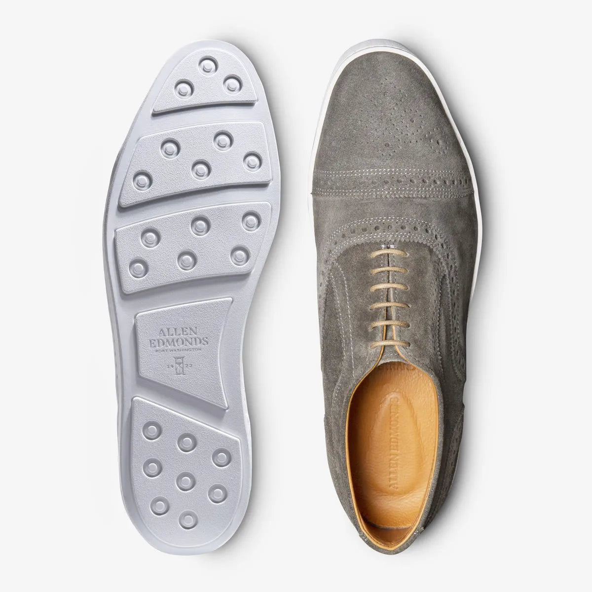 Strand Oxford Dress Sneaker - Grey Suede