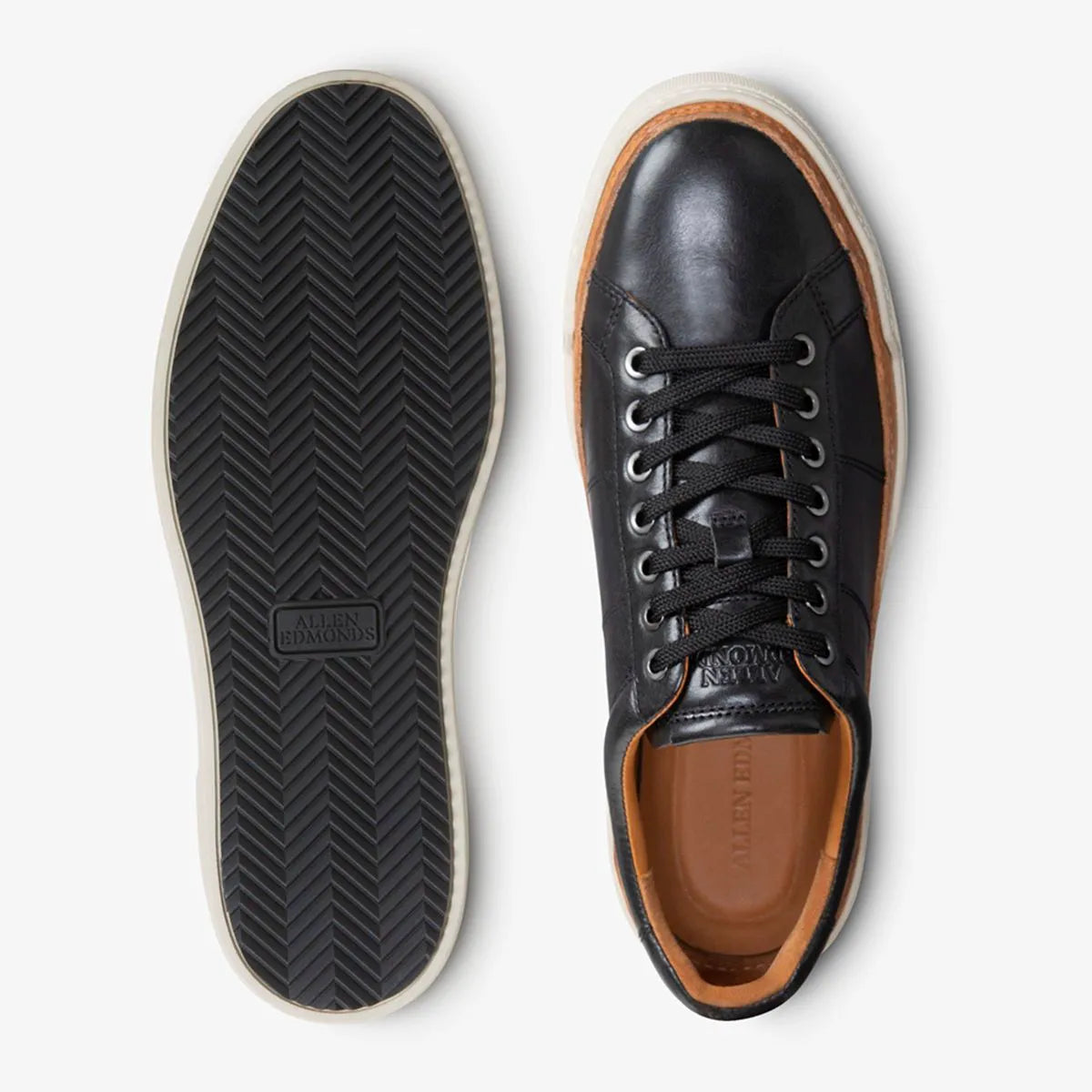 Porter City Derby Lace-up Sneaker - Black Leather