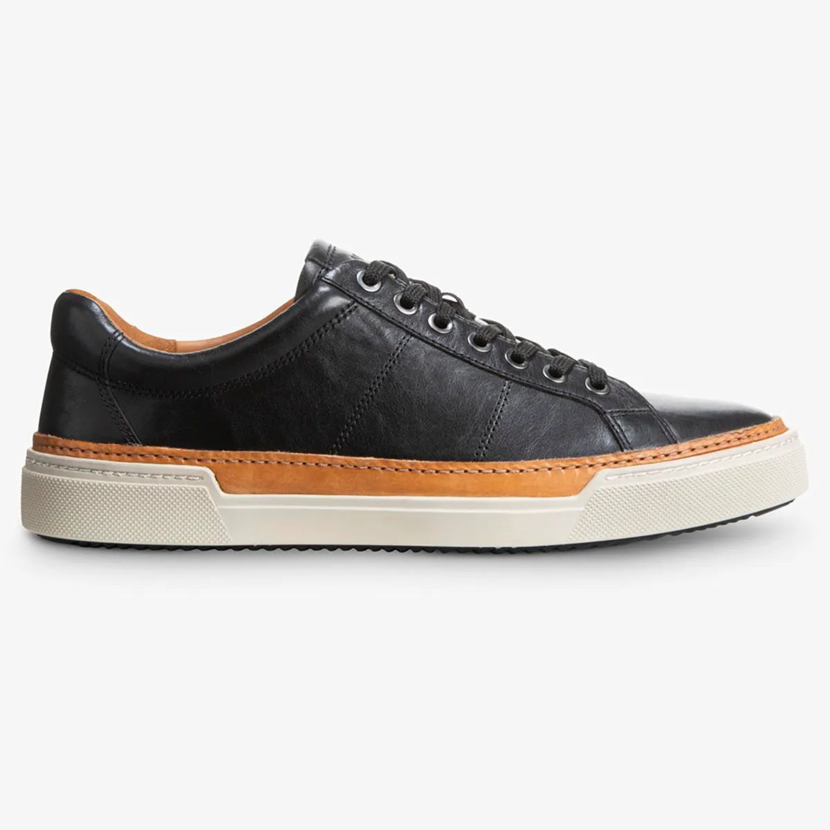 Porter City Derby Lace-up Sneaker - Black Leather