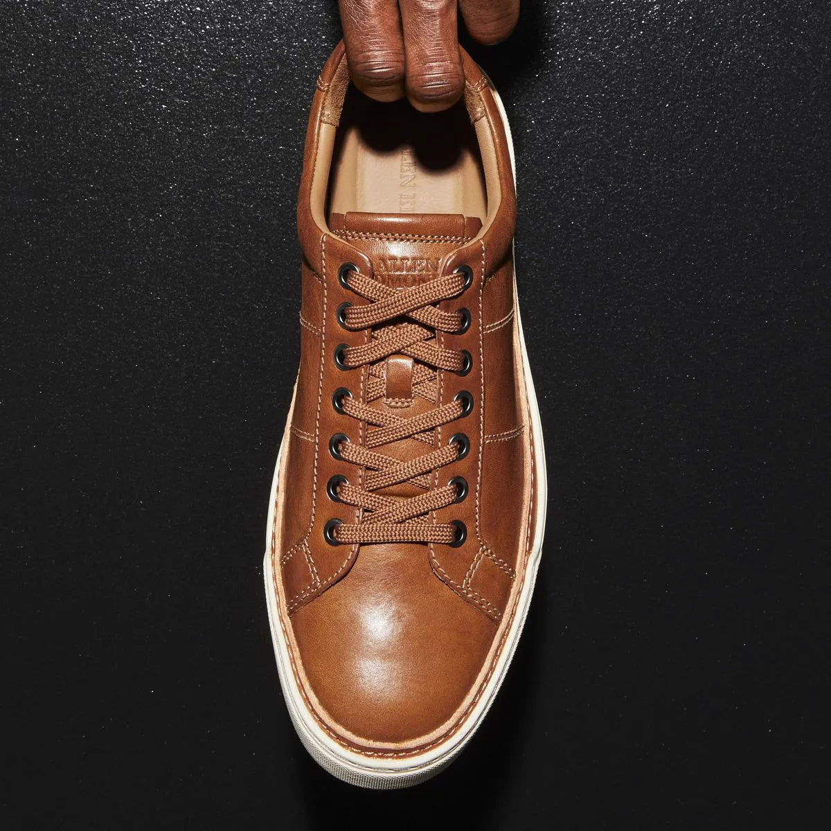 Porter City Derby Lace-up Sneaker - Walnut Brown Leather
