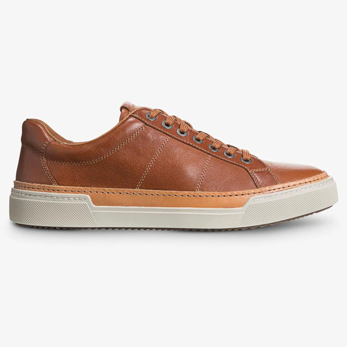 Porter City Derby Lace-up Sneaker - Walnut Brown Leather