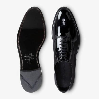 Carlyle Plain-toe Oxford Dress Shoe - Black Patent Leather