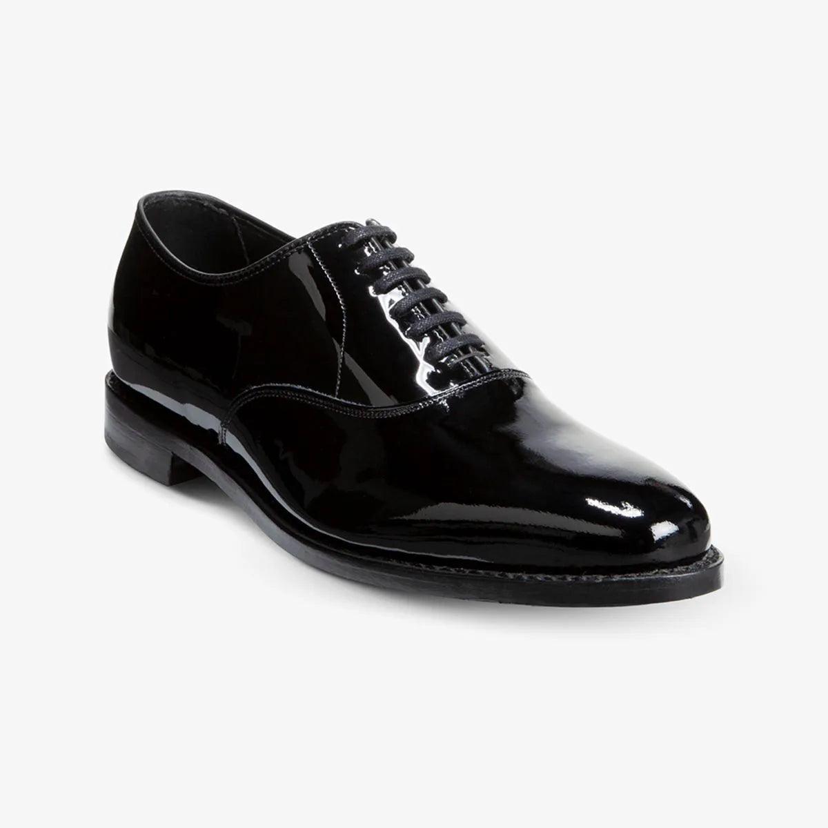 Carlyle Plain-toe Oxford Dress Shoe - Black Patent Leather
