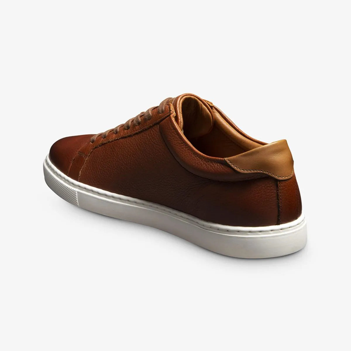 Courtside Lace-up Sneaker - Chili Leather