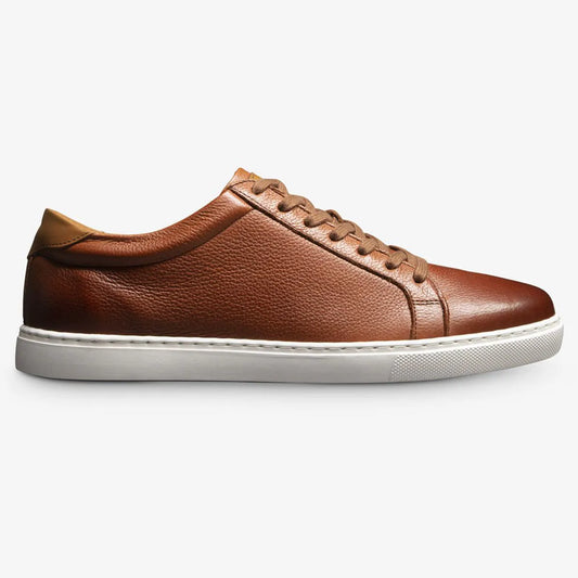 Courtside Lace-up Sneaker - Chili Leather
