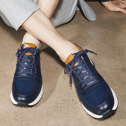 Lawson Lace-up Sneaker - Navy Leather