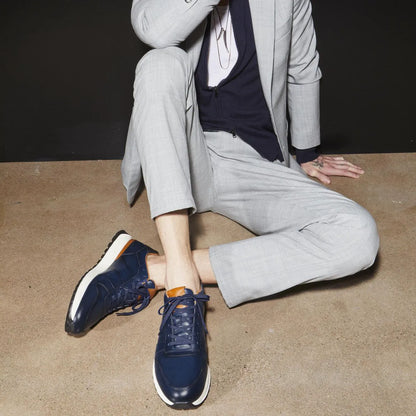 Lawson Lace-up Sneaker - Navy Leather