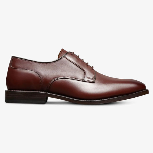 Windsor Plain-toe Derby Dress Shoe - Chili Leather