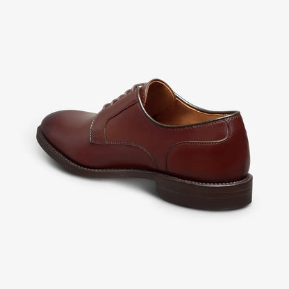 Factory Second Windsor Plain-toe Derby Dress Shoe - Chili Leather