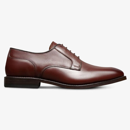 Factory Second Windsor Plain-toe Derby Dress Shoe - Chili Leather