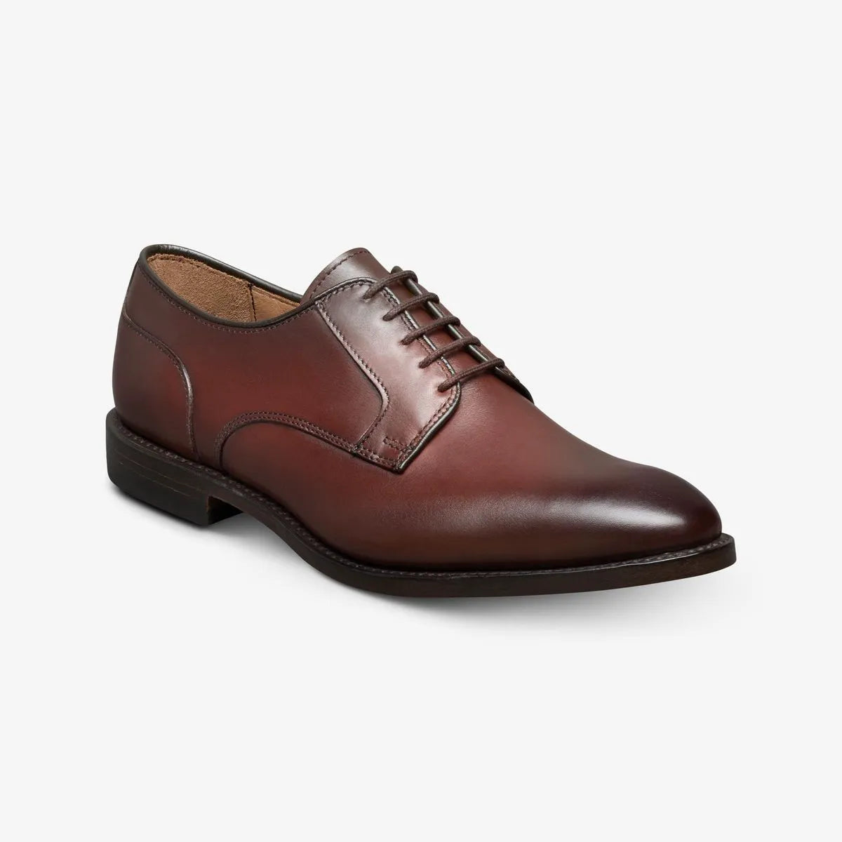 Factory Second Windsor Plain-toe Derby Dress Shoe - Chili Leather