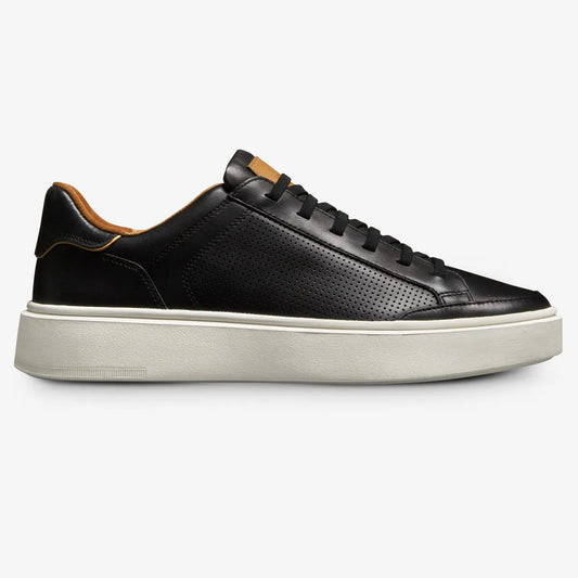 Oliver Slip-on Stretch-lace Sneaker - Black Leather