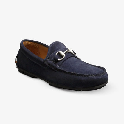 Sebastian Bit Driving Loafer - Navy Sea Suede