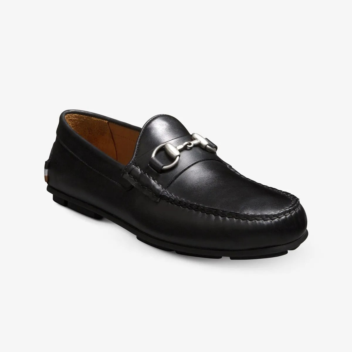 Sebastian Bit Driving Loafer - Black Leather