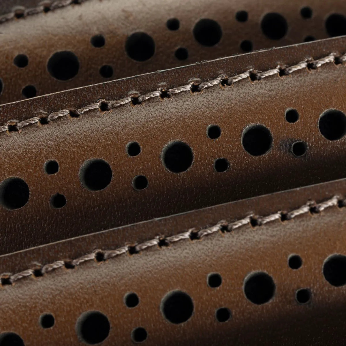 Manistee Dress Belt - Brown Leather