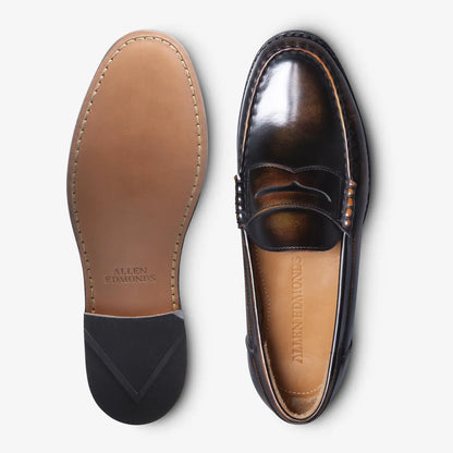 Newman Penny Loafer - Antique Bronze Leather