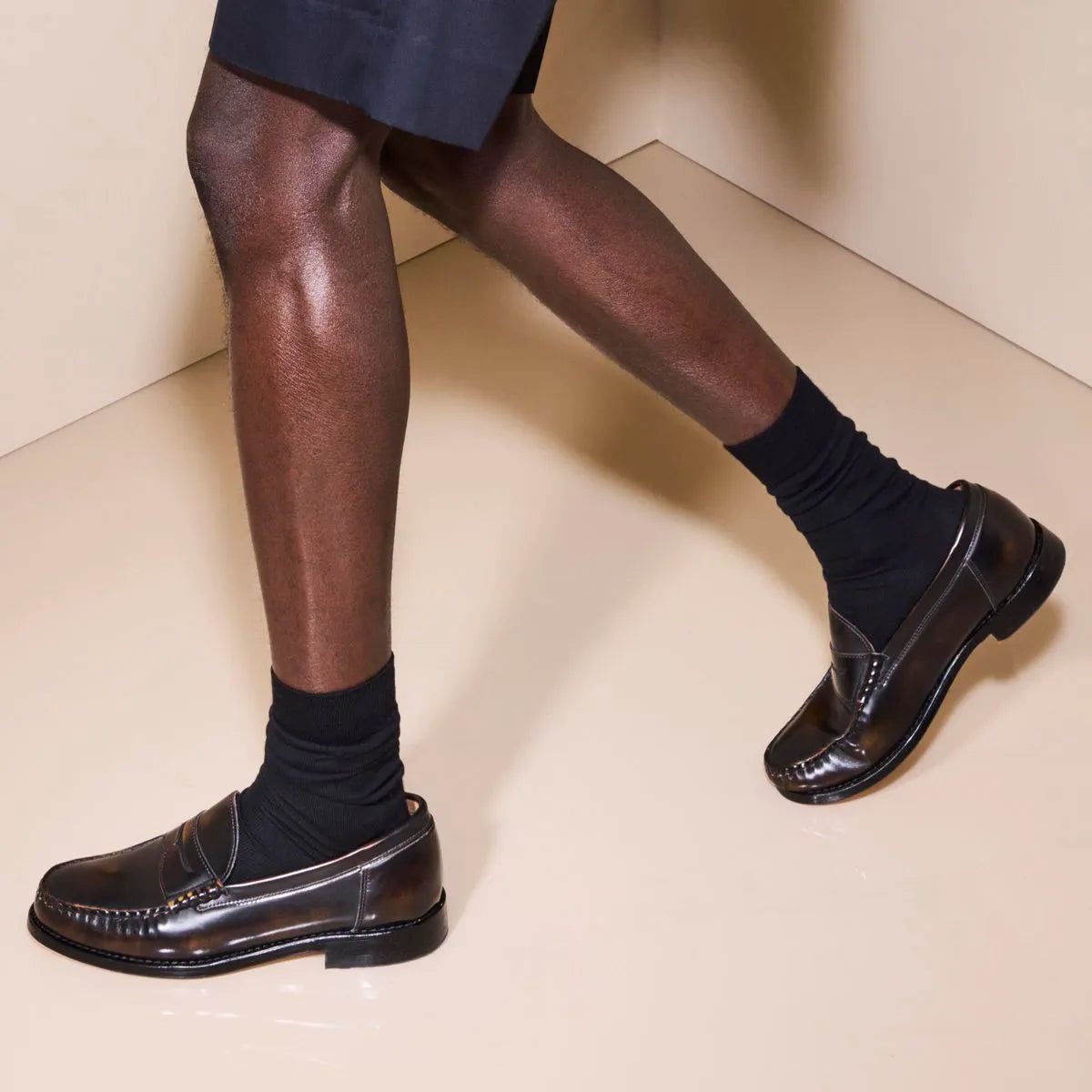 Newman Penny Loafer - Antique Bronze Leather