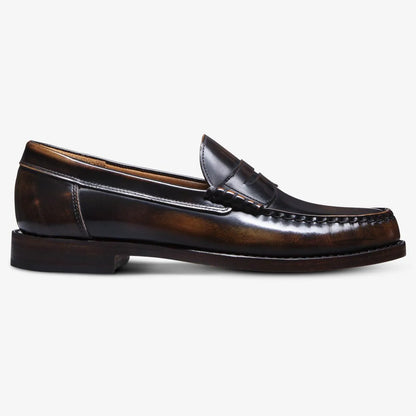 Newman Penny Loafer - Antique Bronze Leather