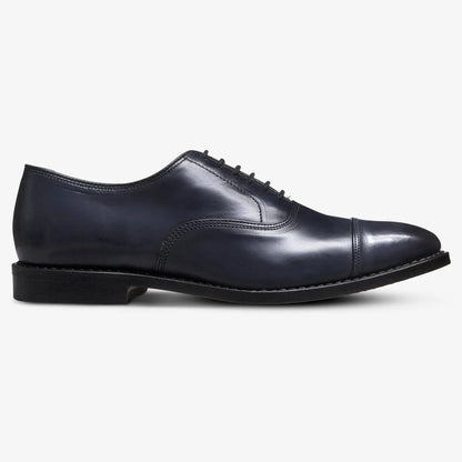 Park Avenue Cap-toe Oxford Dress Shoe - Navy Leather